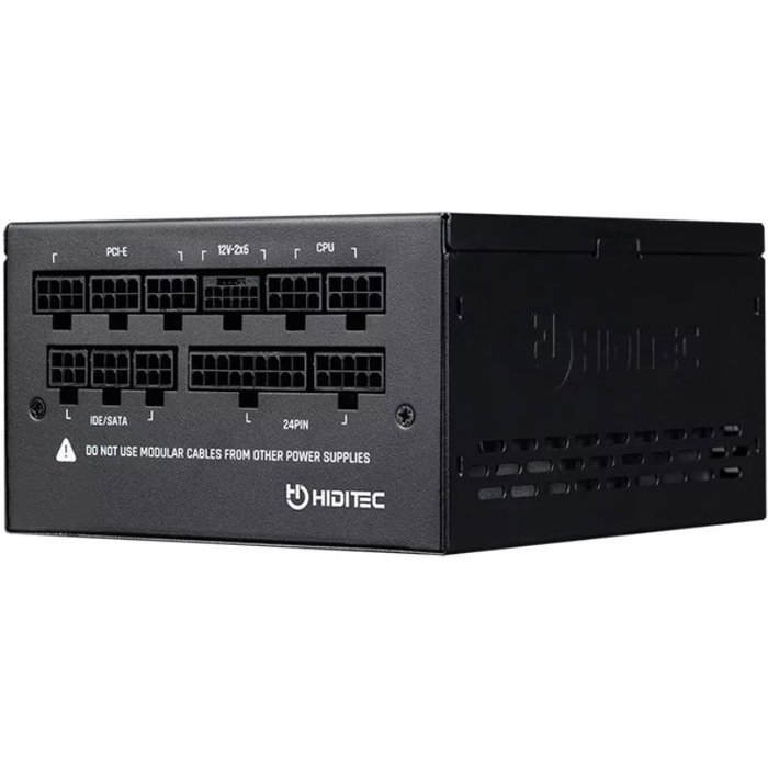 Hiditec GDX1050 V3 1050W 80PLUS Gold ATX 3.1 PCIe 5.1 Full Modular Hiditec GDX1050 V3 1050W 80PLUS Gold ATX 3.1 PCIe 5.1 Full Modular